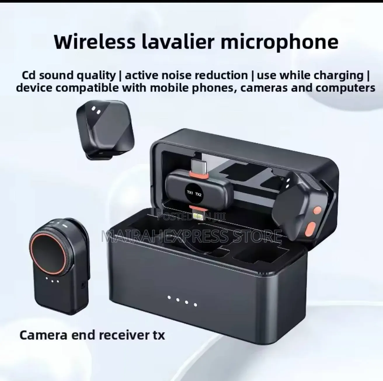 ST88 AI Cancellation Clip-on Microphone for Mobile Phone. T361