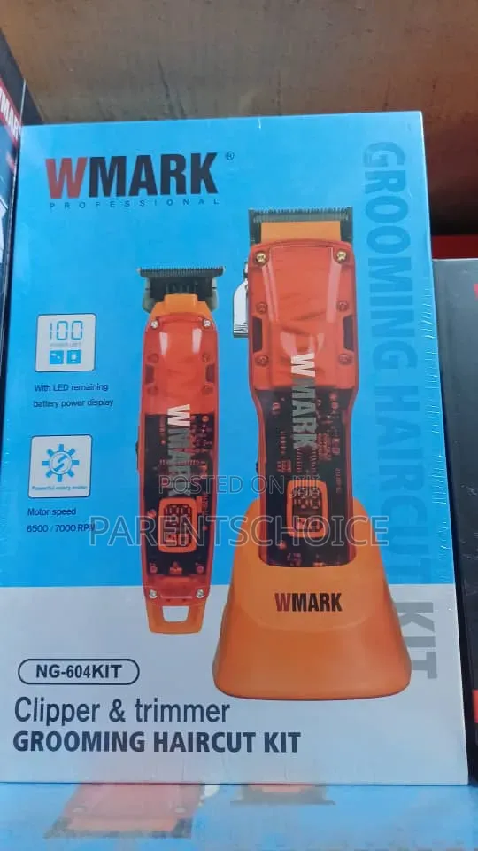 Wmark NG - 604KIT Professional Rechargeable Trimmer and Clippers