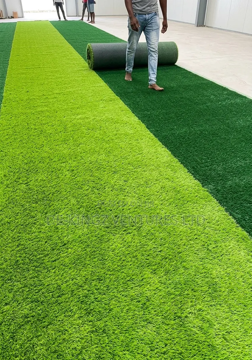 Fifa Standard Football Pitch Field Playground Doublecolor Carpet Grass