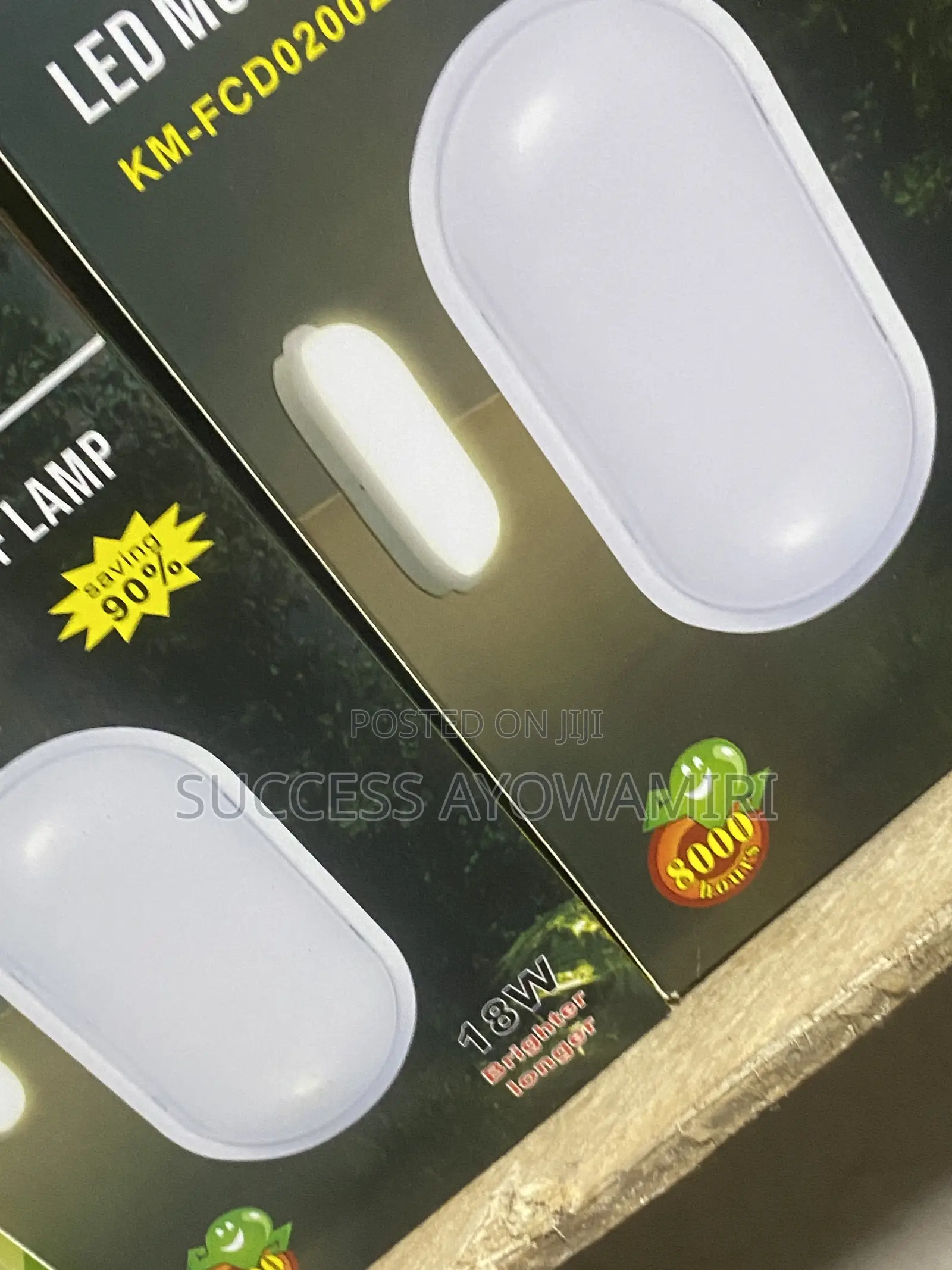 LED Moisture-Proof Lamp 18W 24W – Brand New