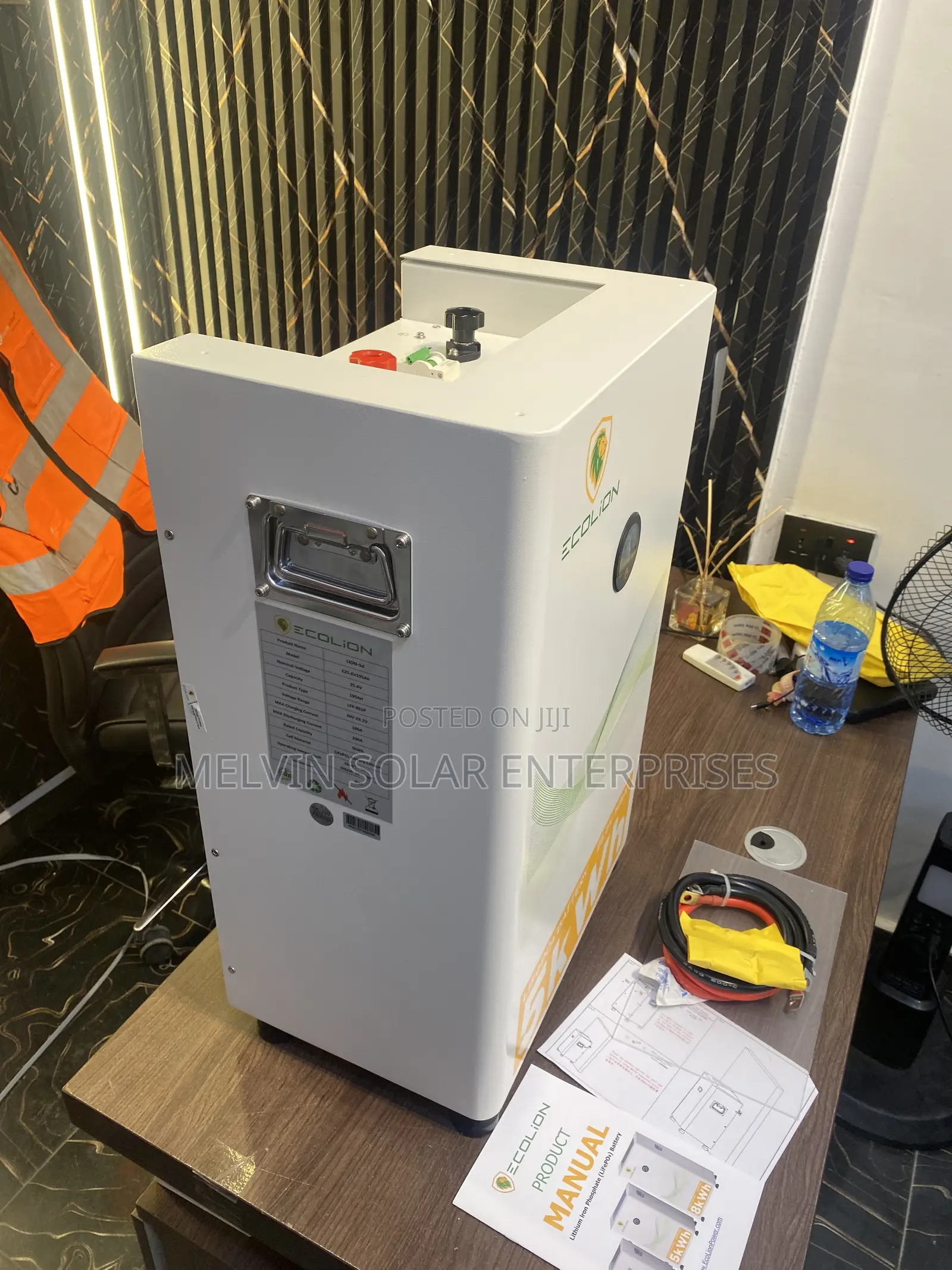 5kwh 25.6v Ecolion Solar Lithium Ion Phosphate Batteries Available