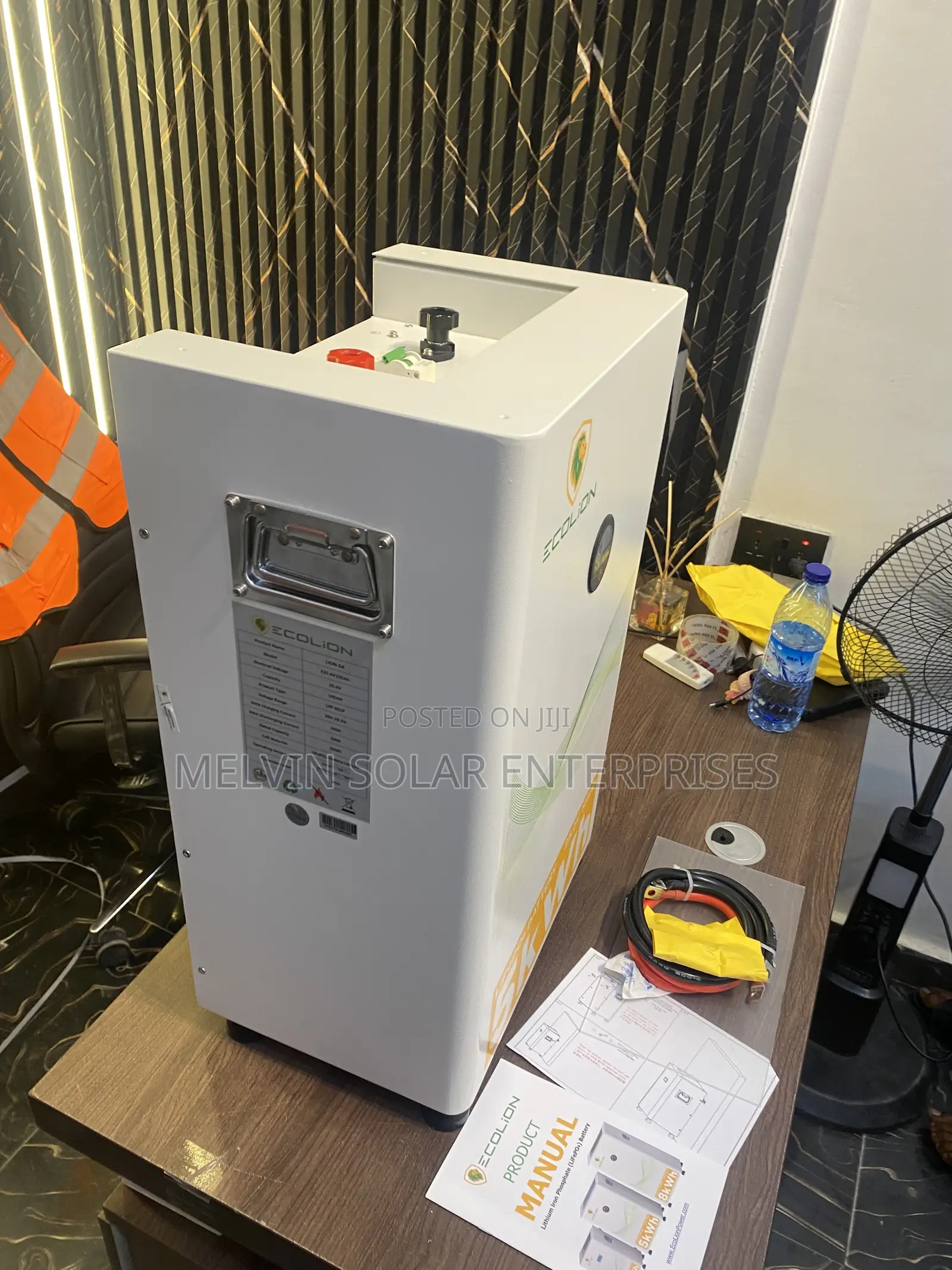 5kwh 25.6v Ecolion Solar Lithium Ion Phosphate Batteries Available
