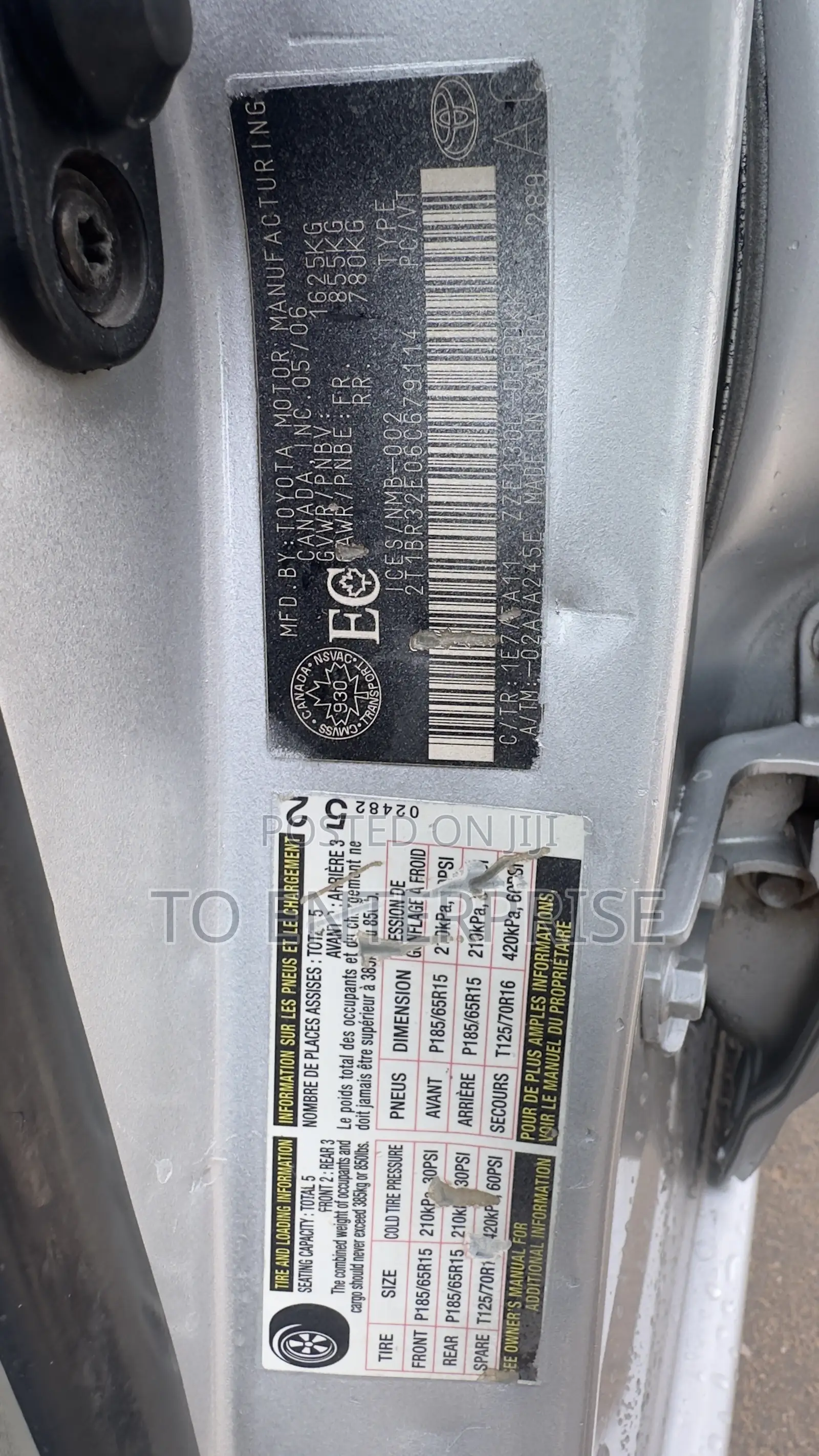 Toyota Corolla 2006 Silver