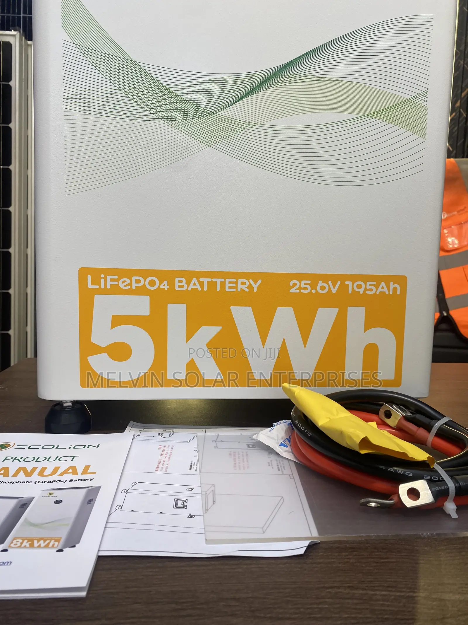 5kwh 25.6v Eco Lion Solar Lithium Ion Phosphate Batteries Available