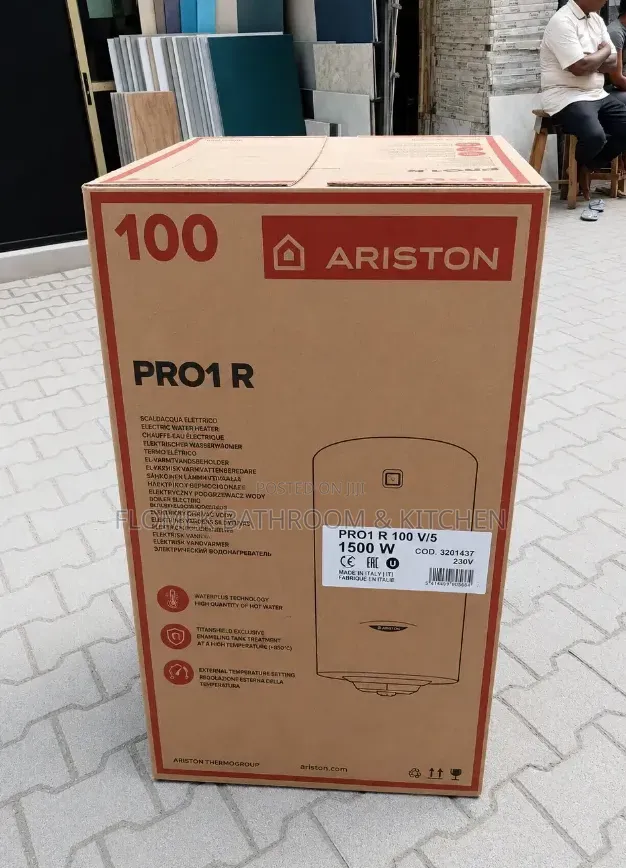 Ariston 100l Italian Water Heater – Original Pro1 R | Energy Saving.