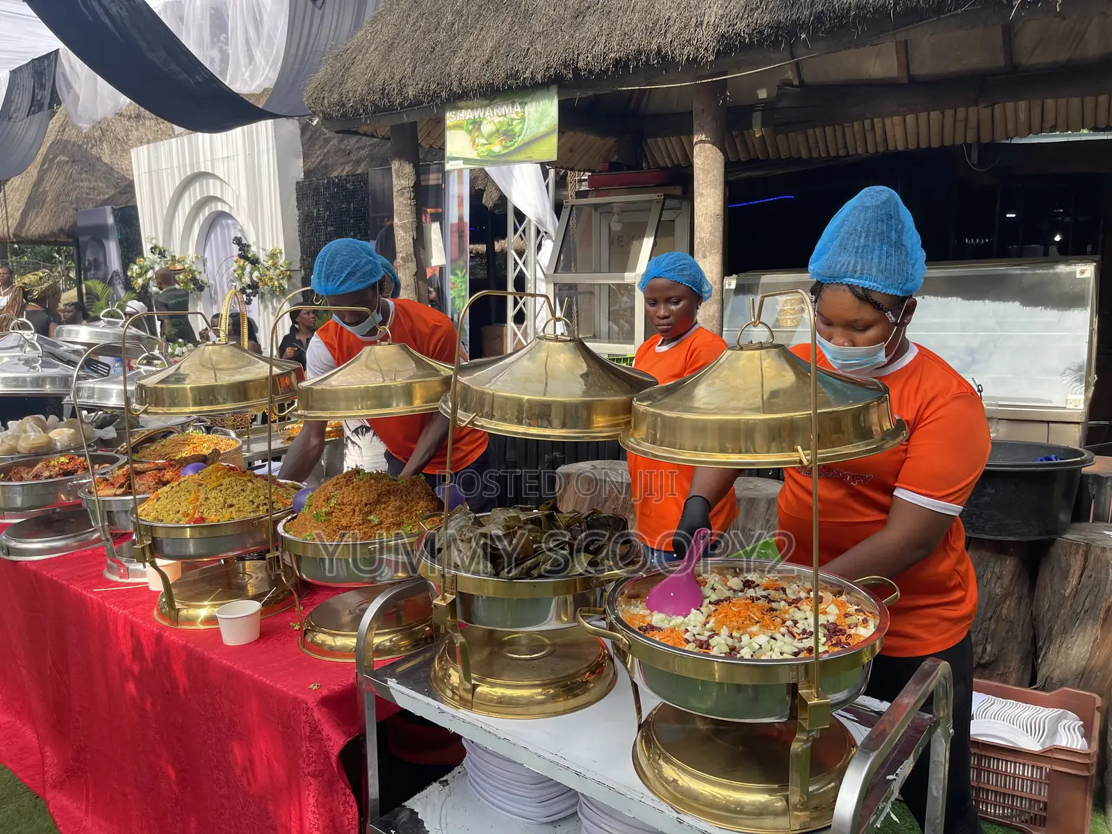 Serving 100 Guests With Food and Small Chops