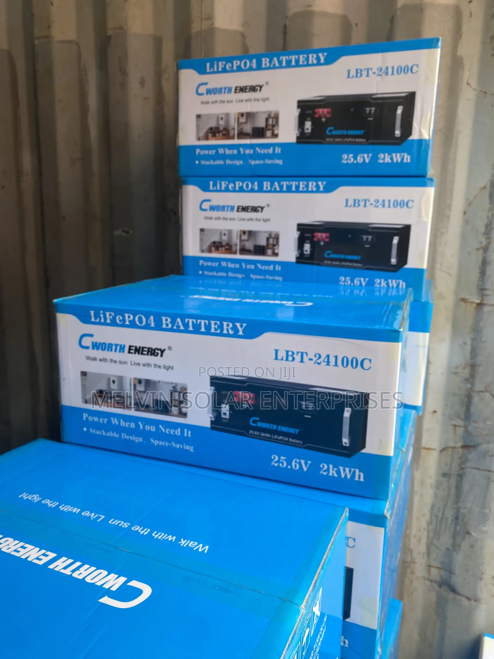 2kwh 25.6v Cworth Solar Lithium Battery Available Now in Store