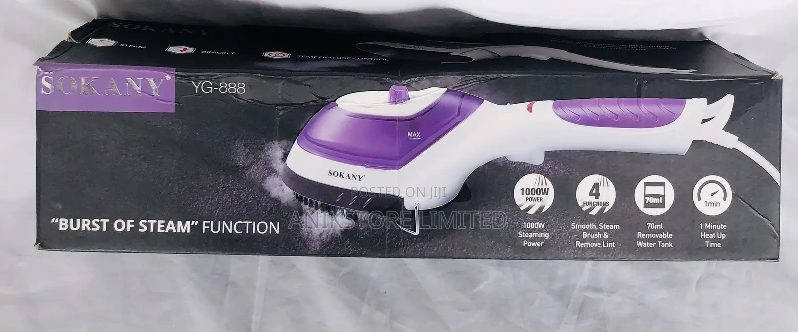 Sokany Hand-Held Steam Iron (YG-888)