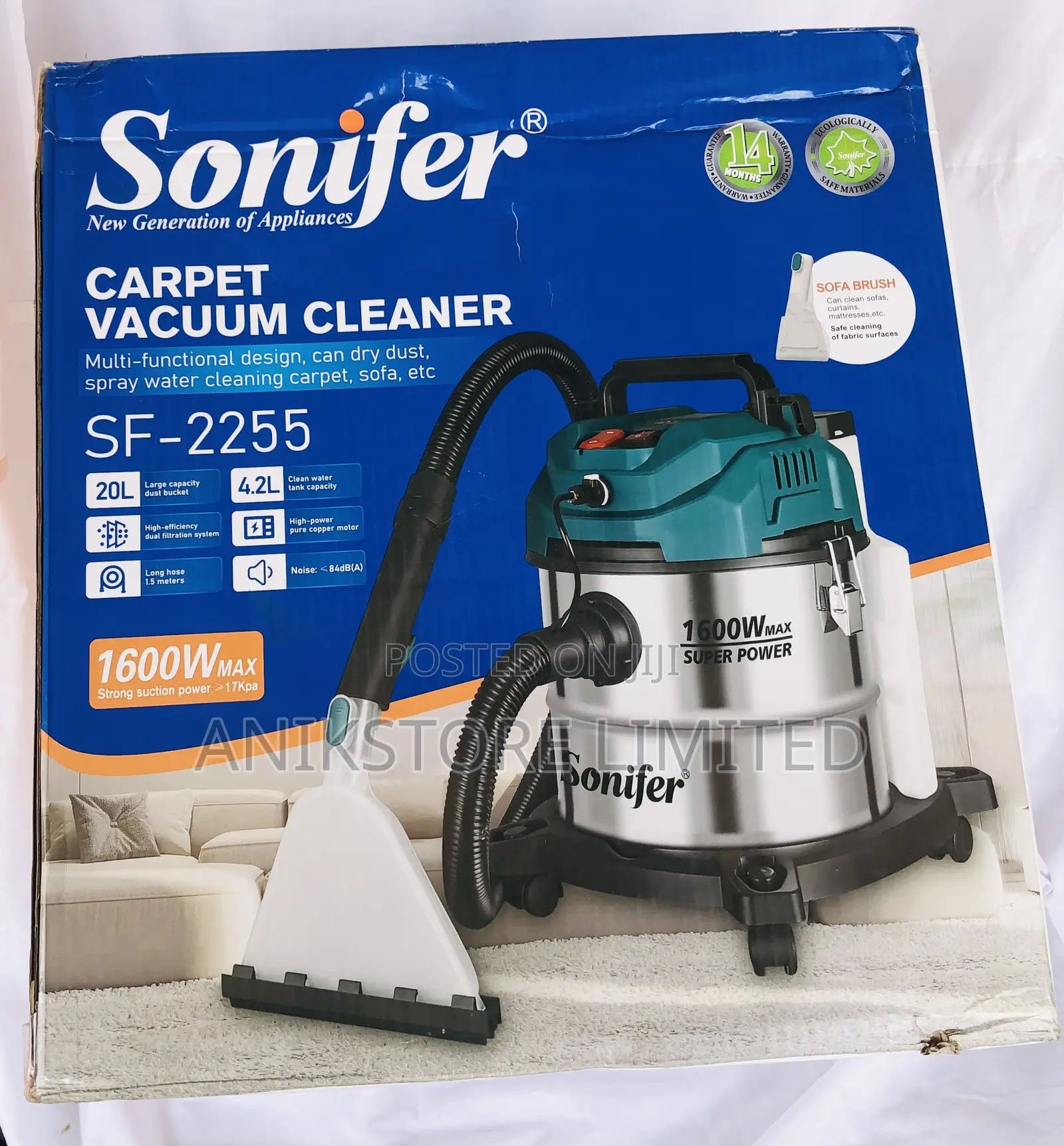 Sonifer SF-2255 Carpet Vacuum Cleaner