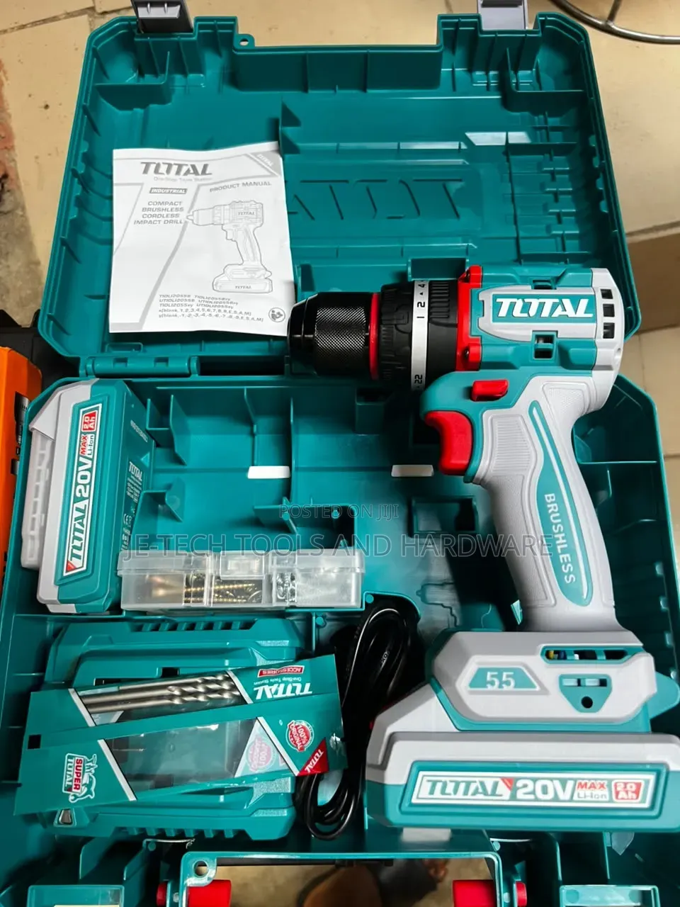 TOTAL 20V Compact Brushless Cordless