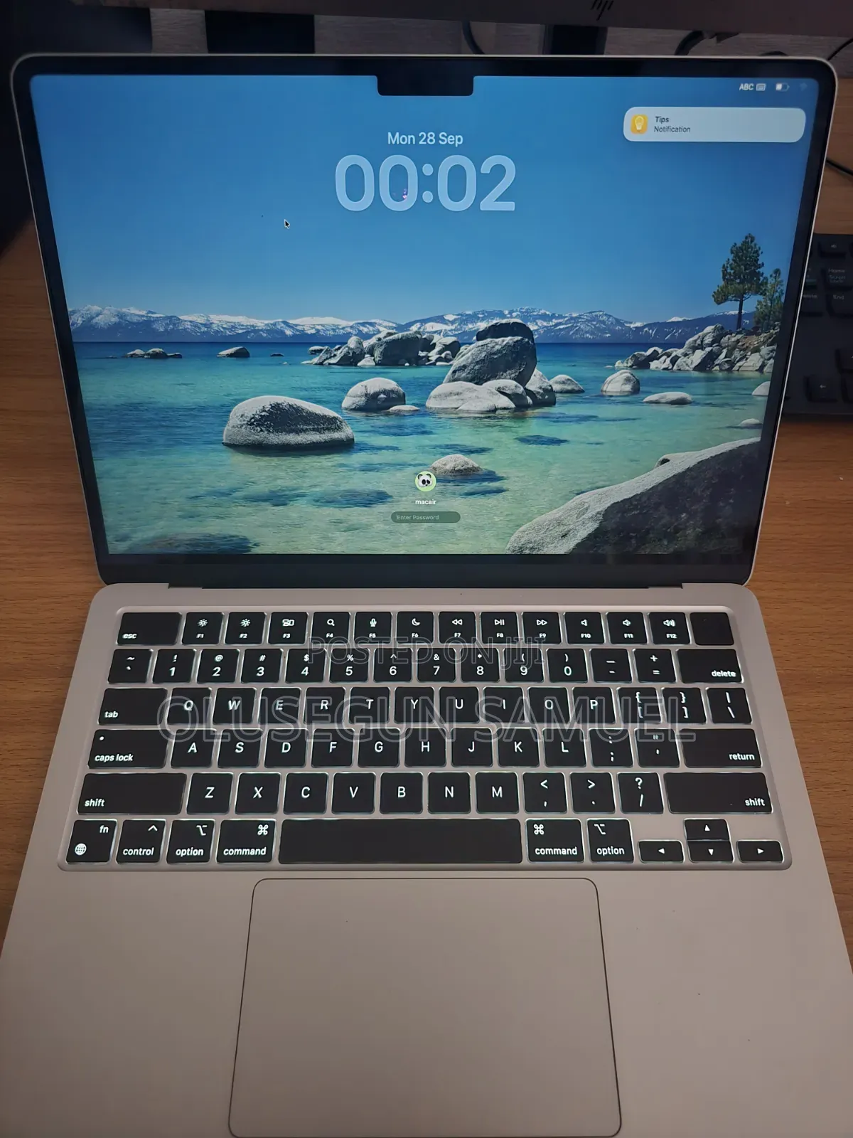 Laptop Apple MacBook Air 2022 M2 8GB Apple M2 SSD 256GB