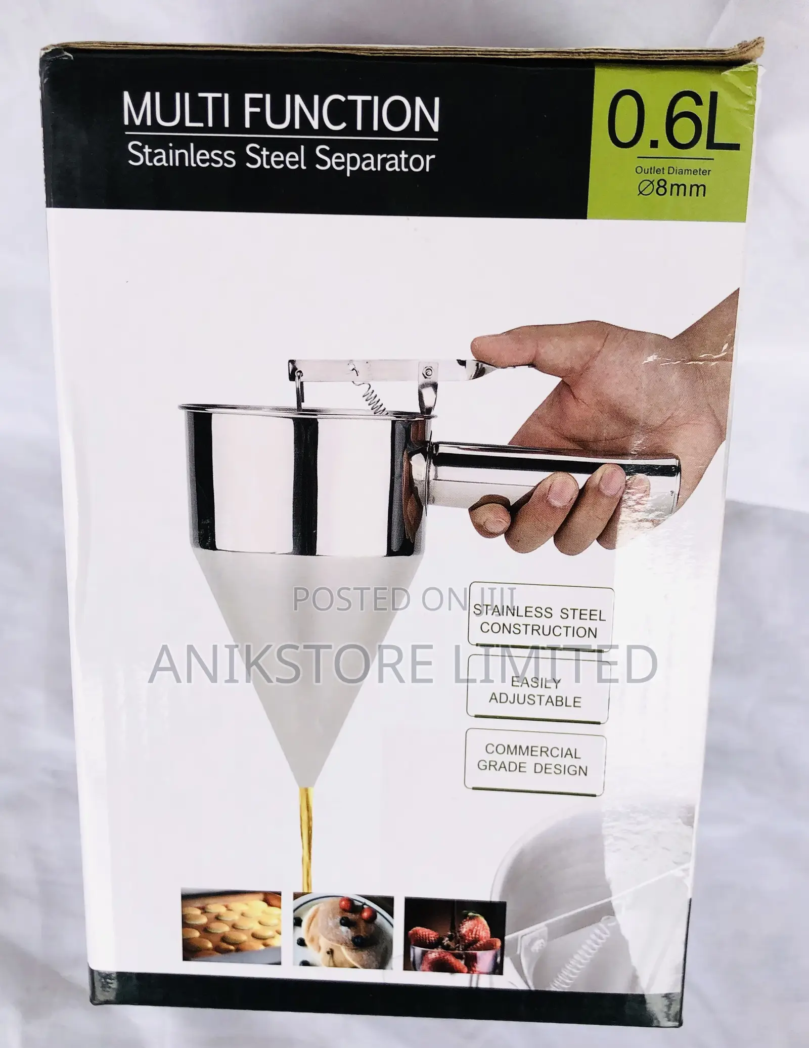 Multifunctional Stainless Batter Dispenser 1200ml