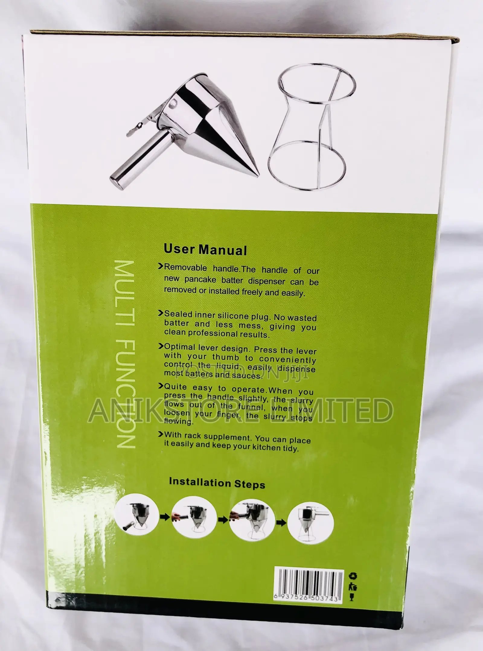 Multifunctional Stainless Batter Dispenser 1200ml