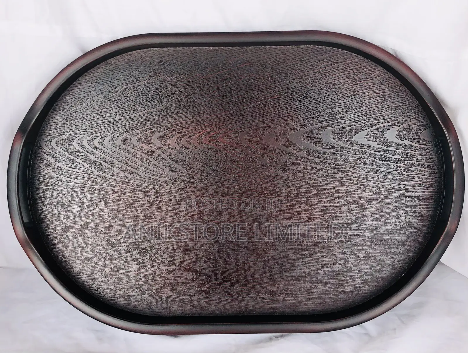 Red Copper Oval Tray (A1816) (49x34cm)