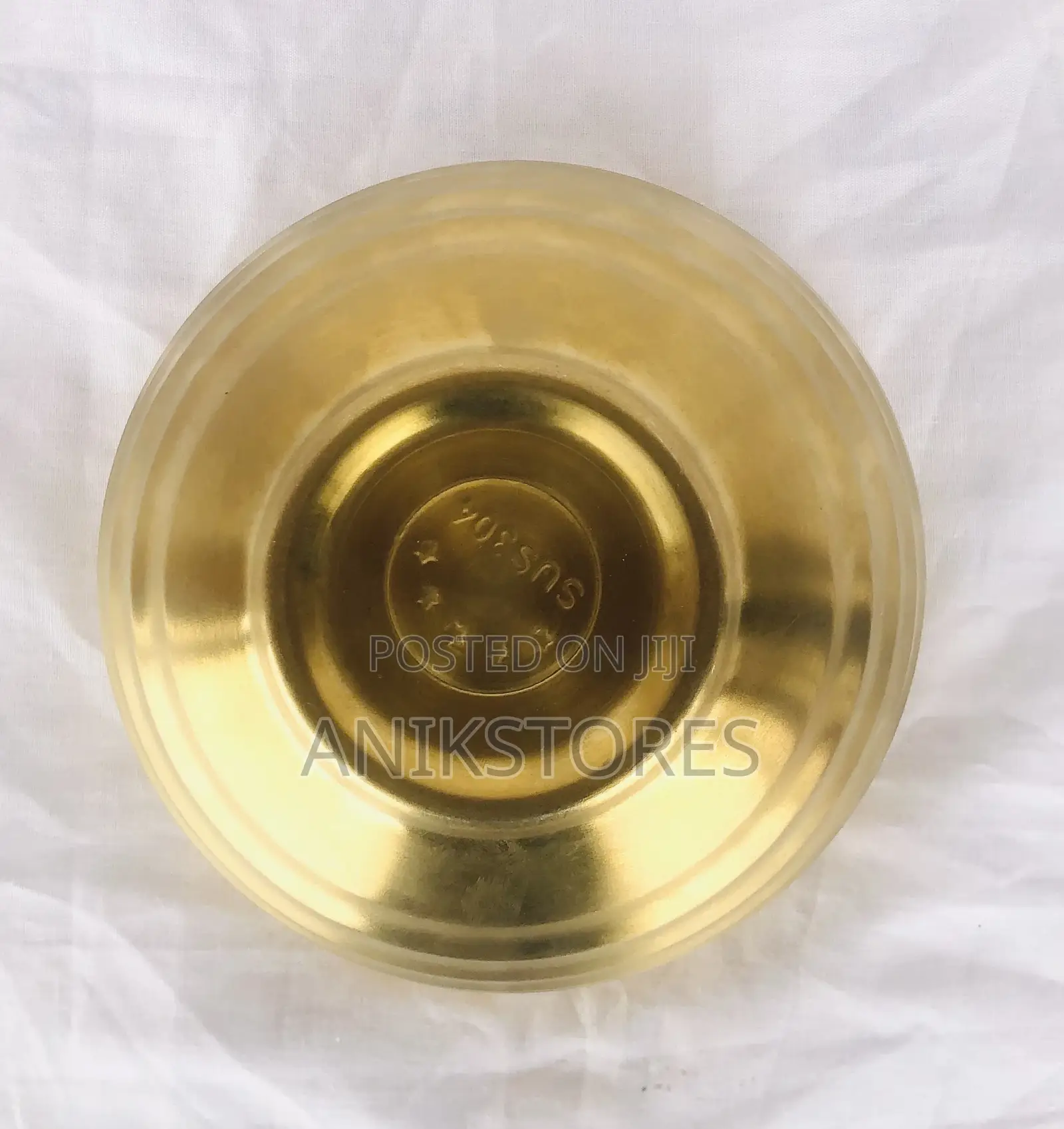 12cm Insulated Round Sauce Bowl Gold