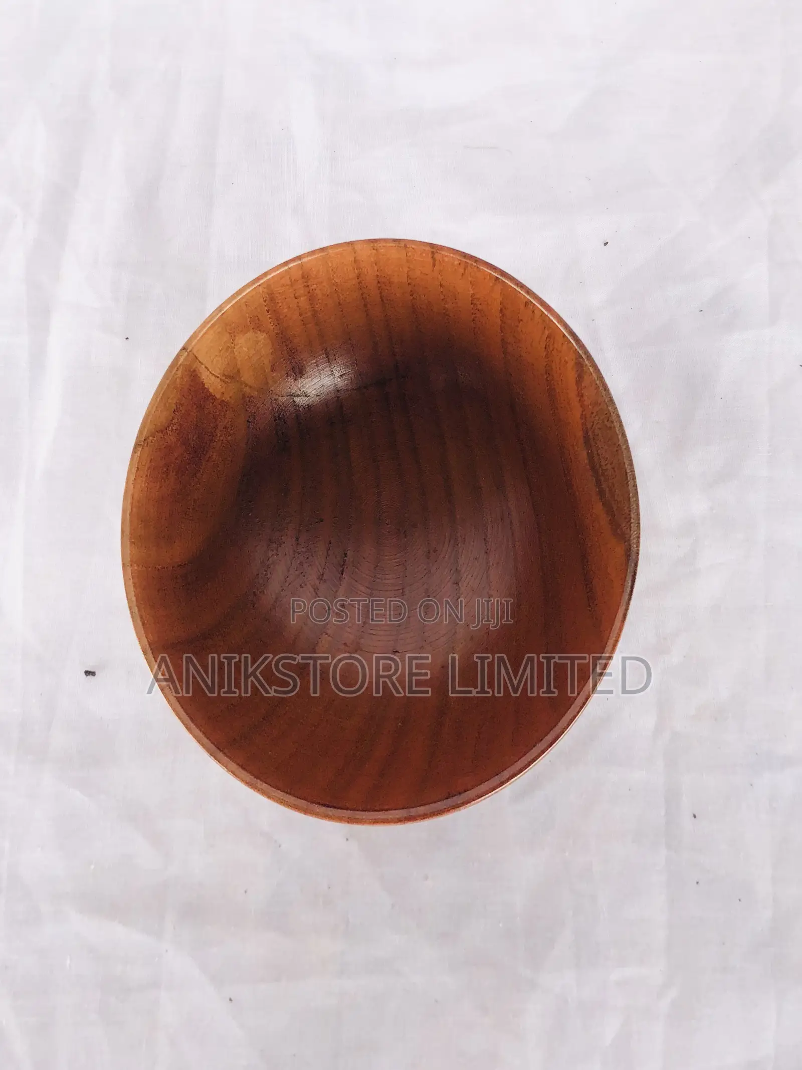 10cm Brown Wooden Bowl