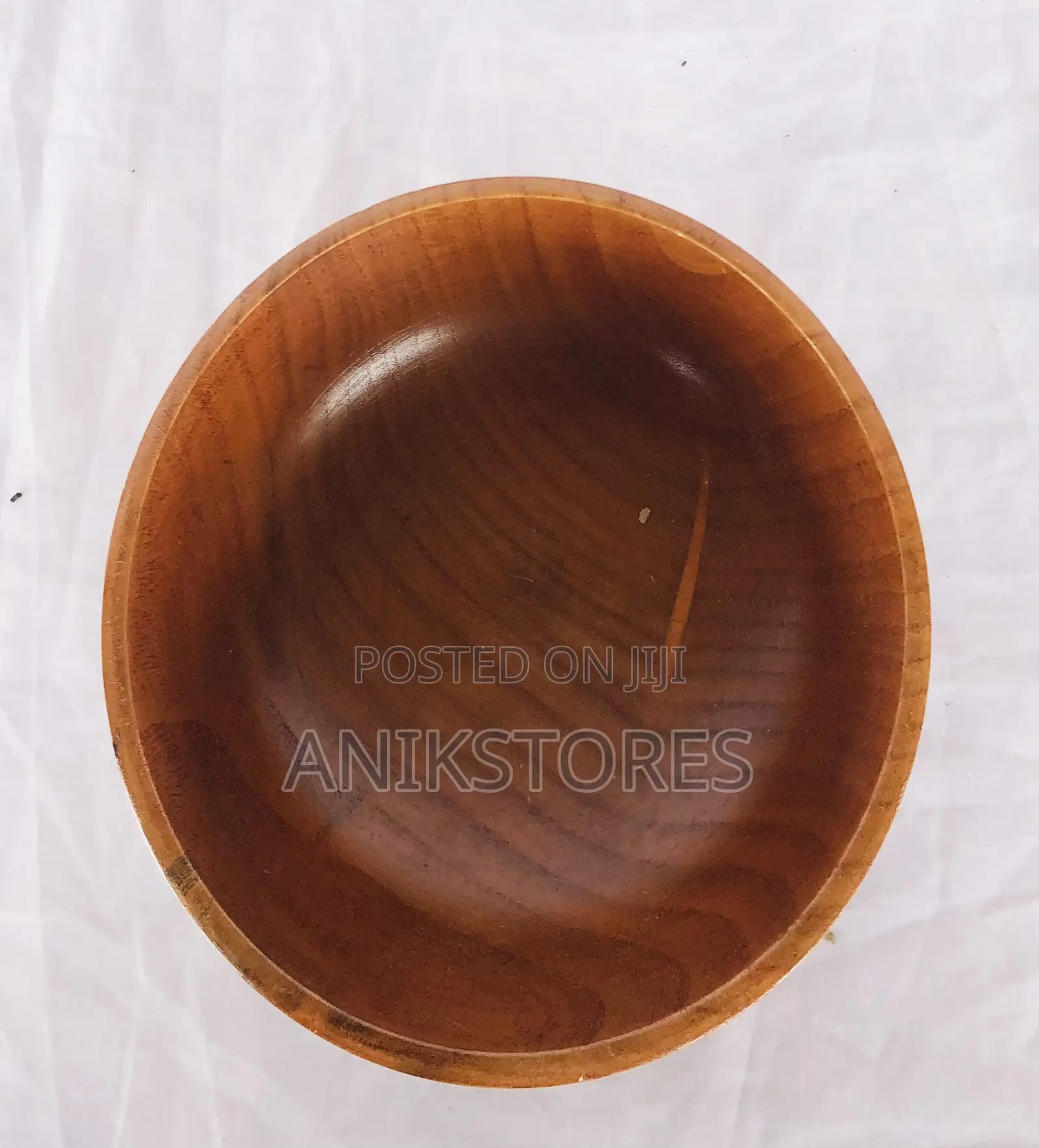 14cm Brown Wooden Bowl