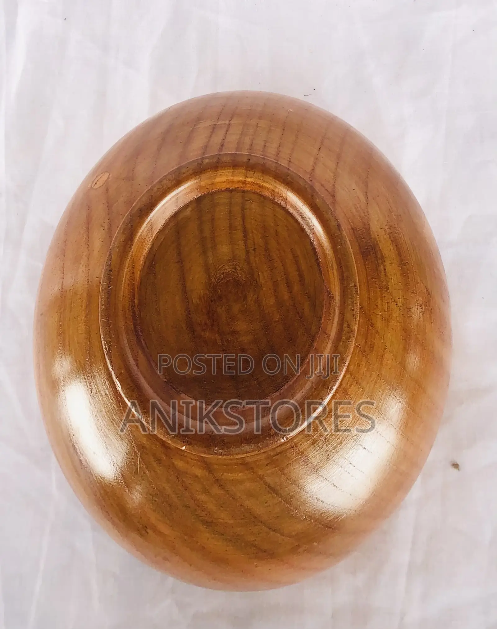 14cm Brown Wooden Bowl