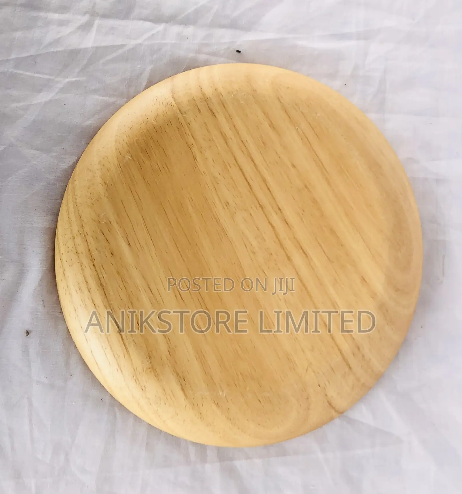 20cm Round Wooden Plate