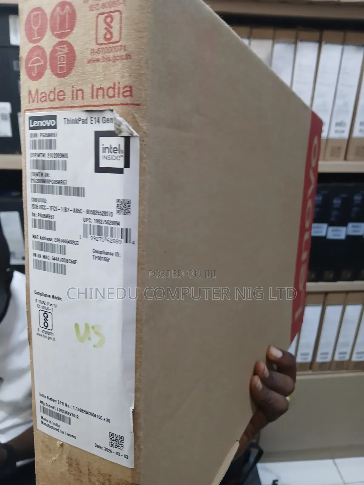 New Laptop Lenovo 16GB Intel Core Ultra 5 SSD 512GB