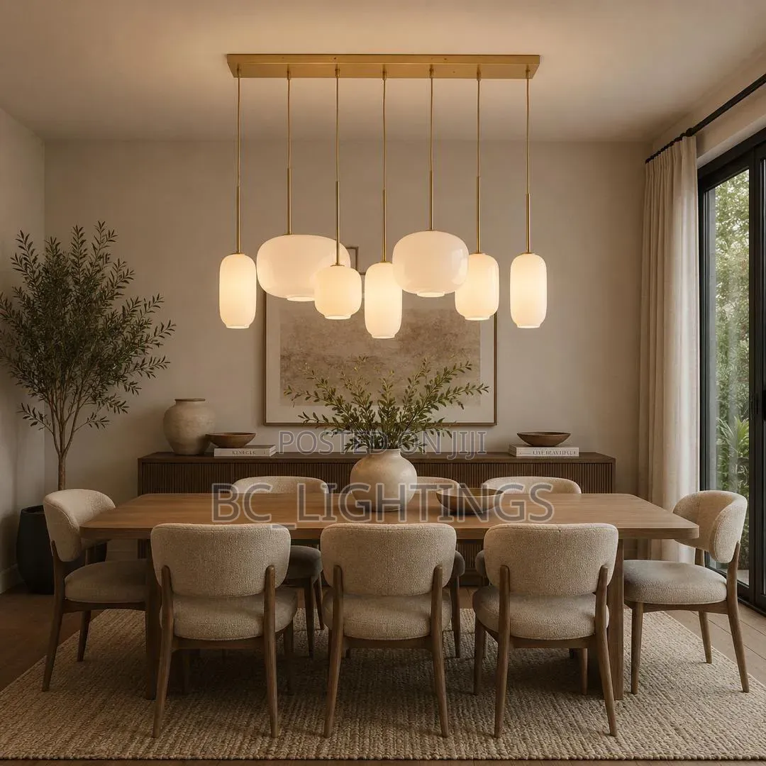 Nordic Light Luxury Chandelier With Adjustable Height Bedroom Lighting
