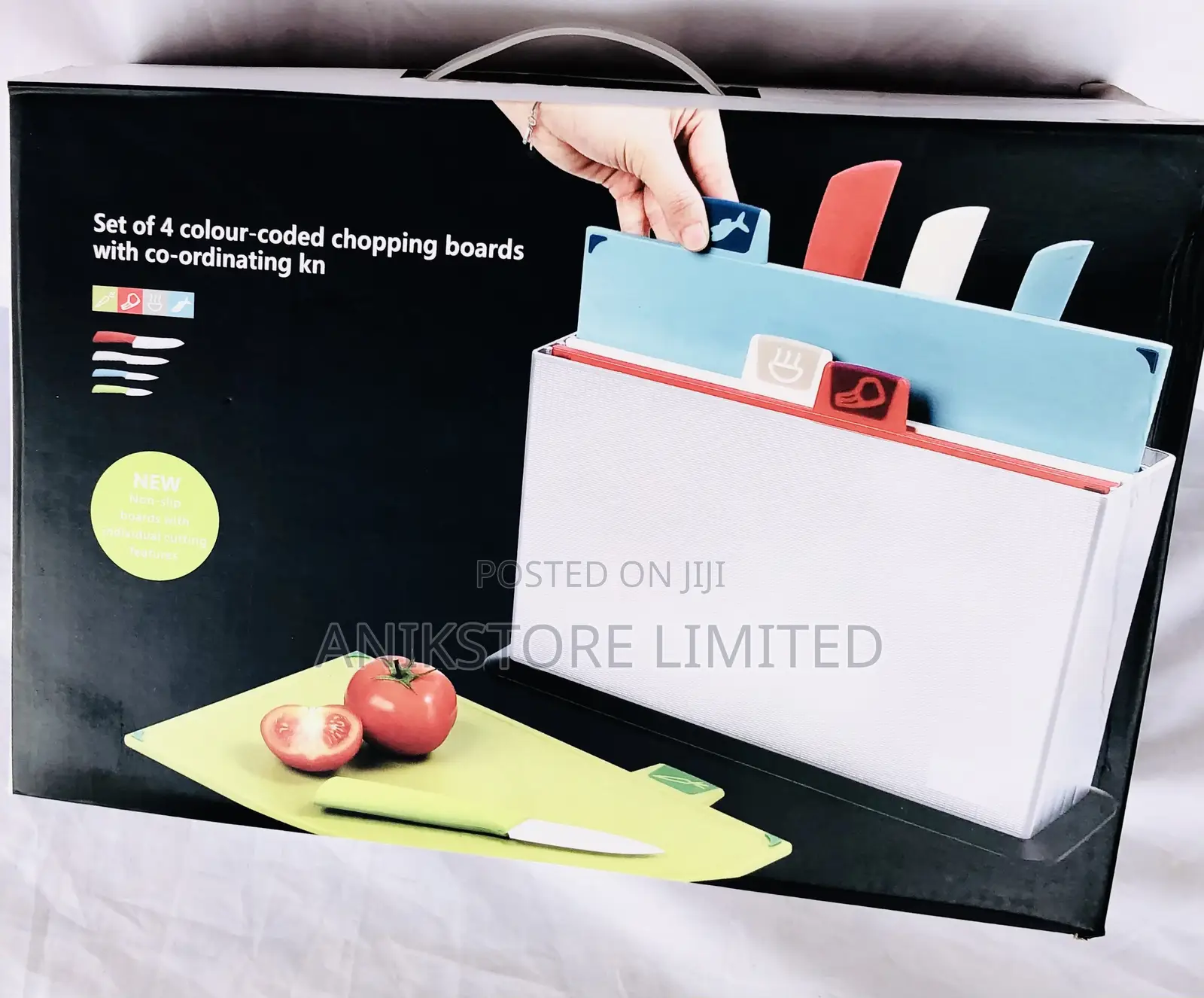4pcs Chopping Board With Knives