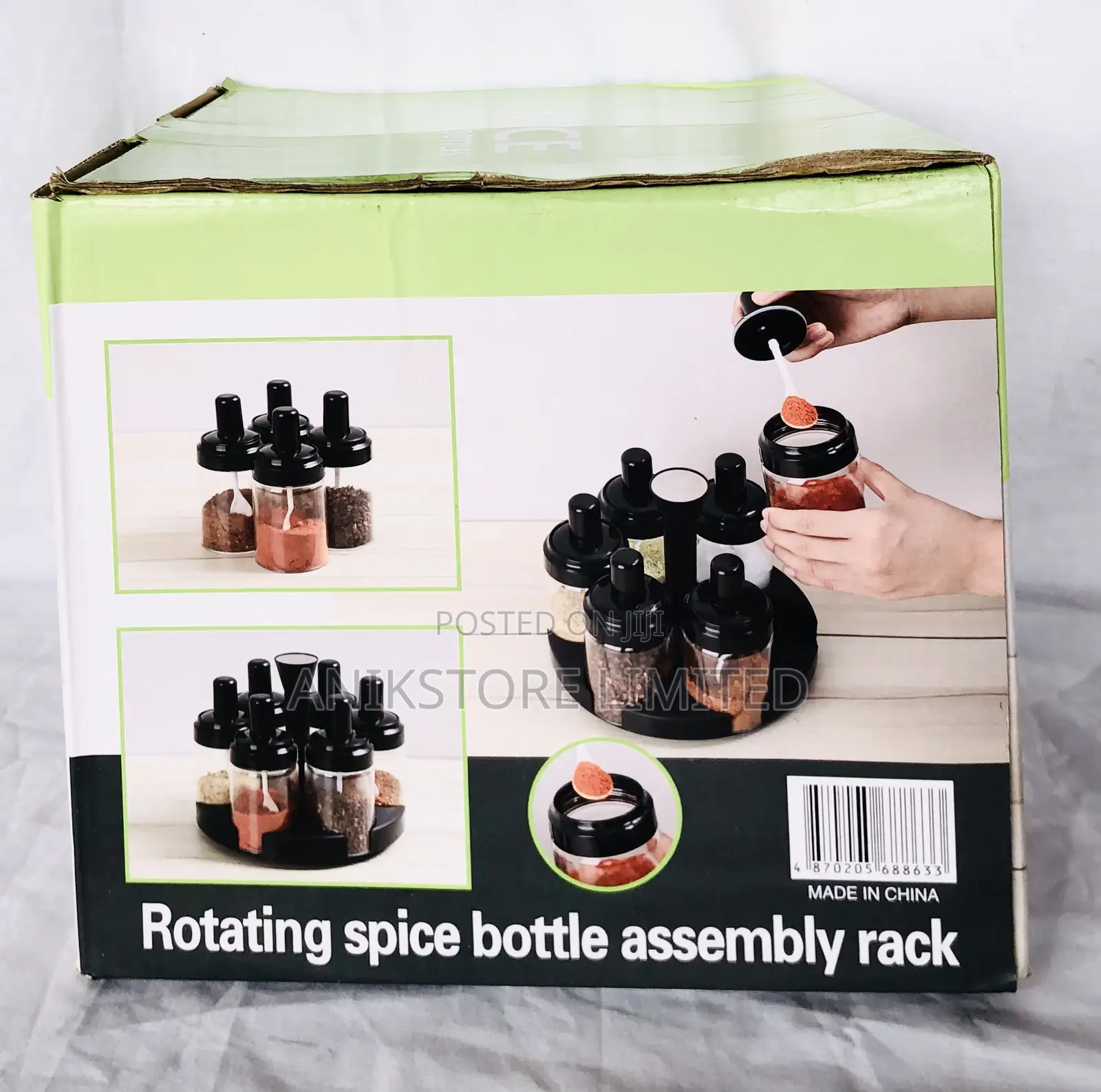 6pcs Rotating Spice Rack (JM-620)
