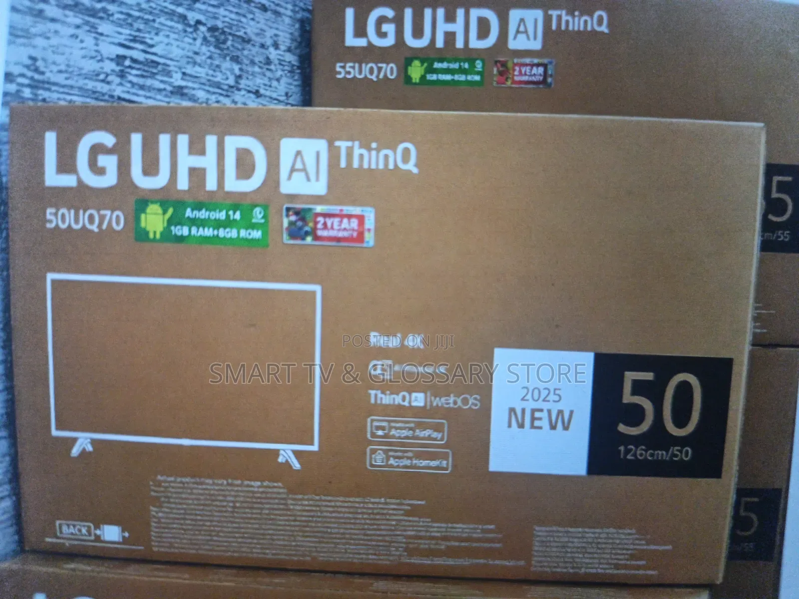 LG 50 Inches Smart TV Available for Sale.