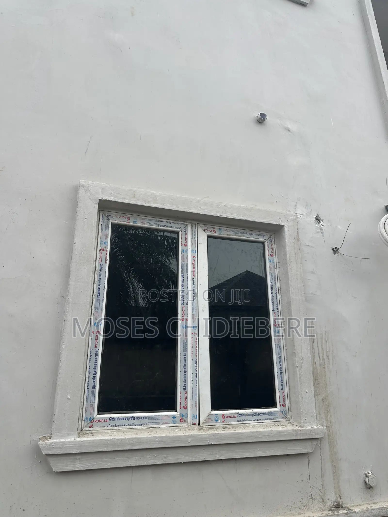 Aluminium Casement Windows With Pipe Protector Galvanized
