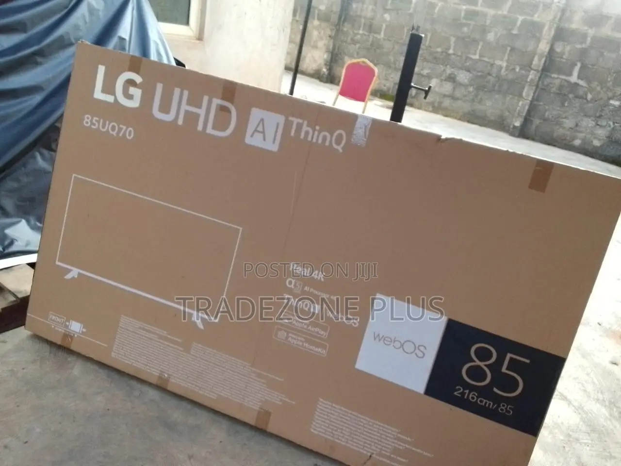 LG 85” UHD Smart Television for Home Entertainment