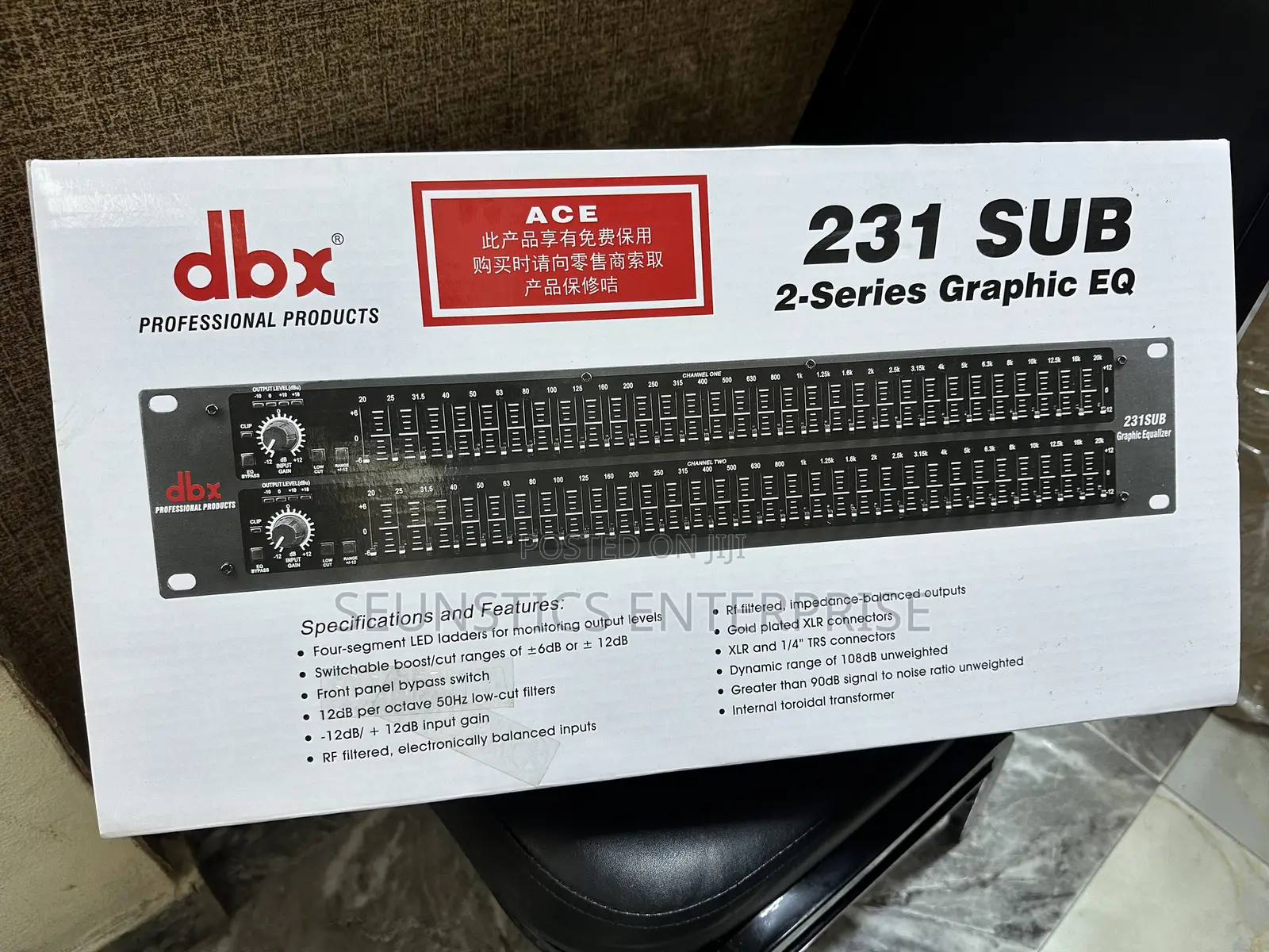 Quality DBX 231 SUB Graphic Equalizer