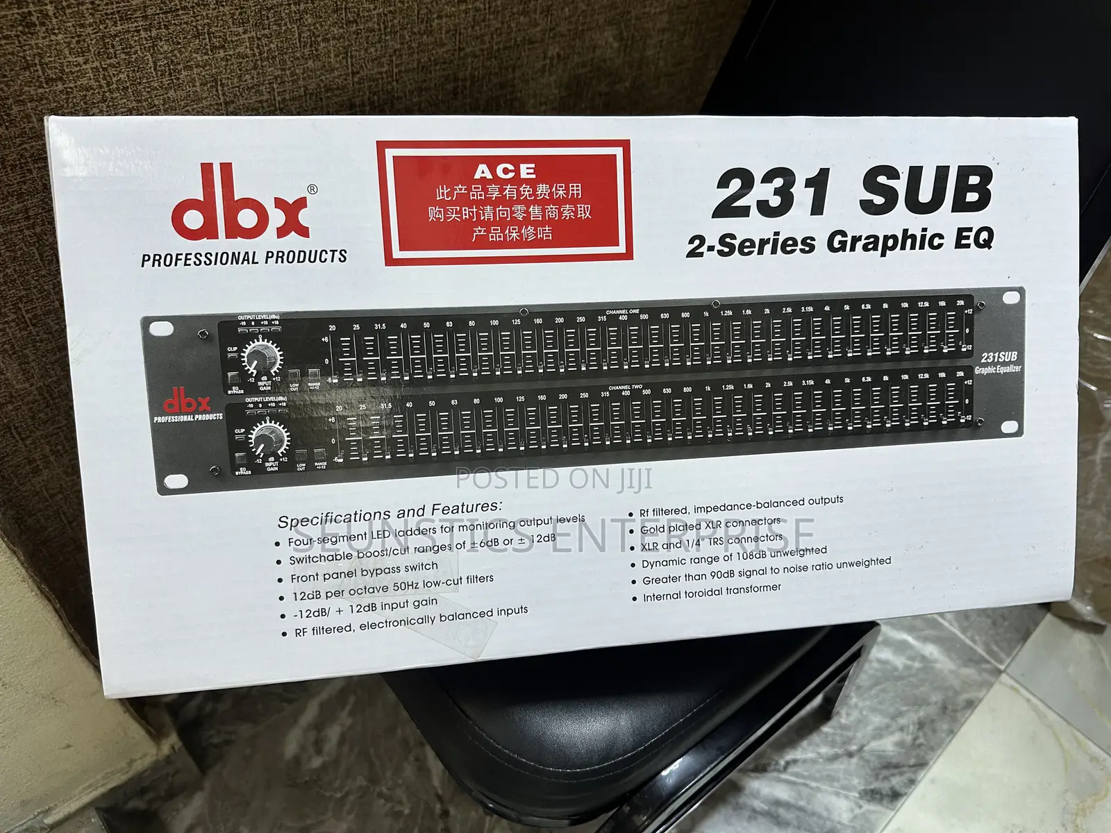 Quality DBX 231 SUB Graphic Equalizer