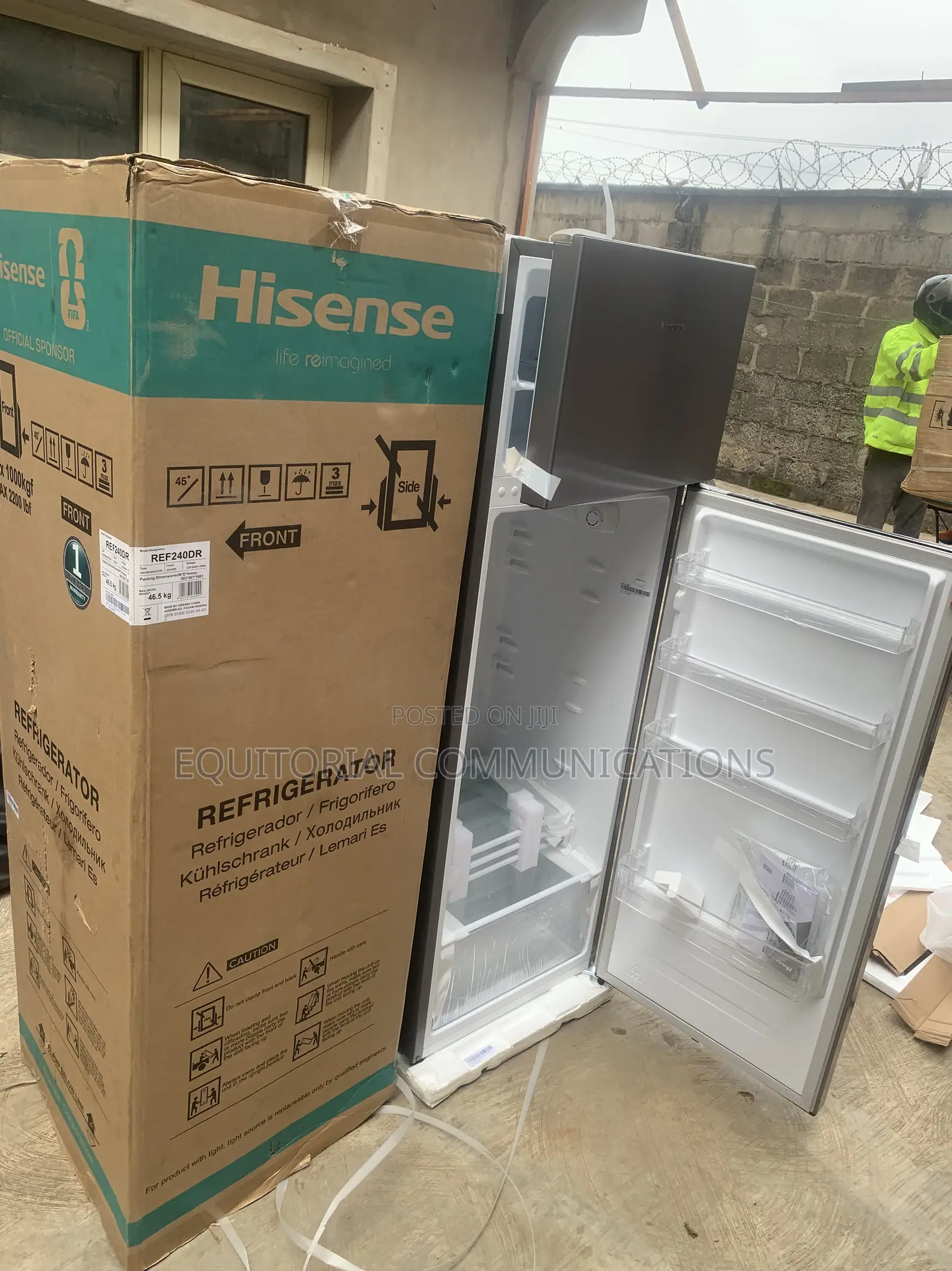 Hisense 240L Double Door Fridge – Perfect Storage for Modern Homes