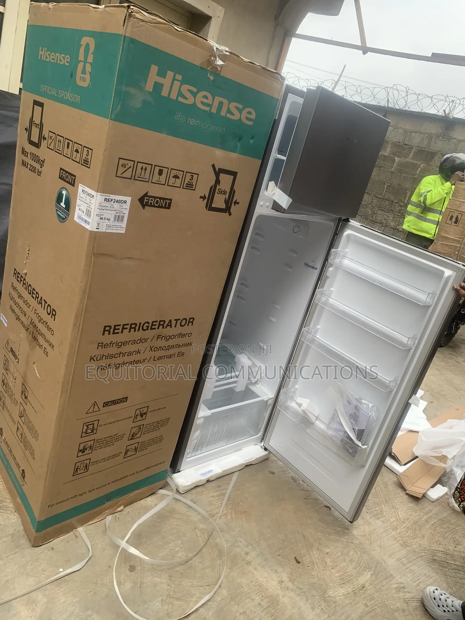 Hisense 240L Double Door Fridge – Smart Storage, Powerful Cooling