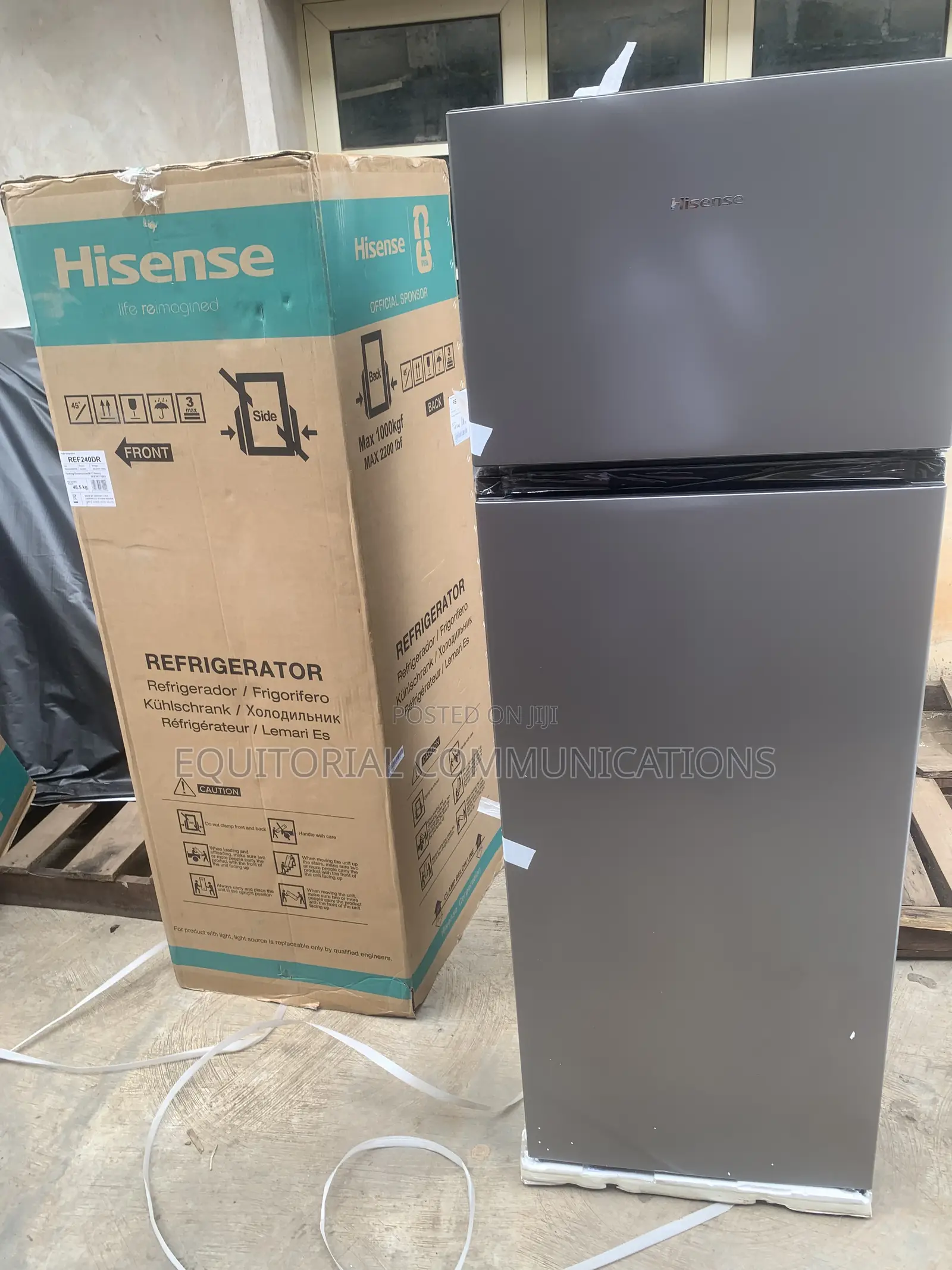 Hisense 240L Double Door Refrigerator – Spacious Family Fridge