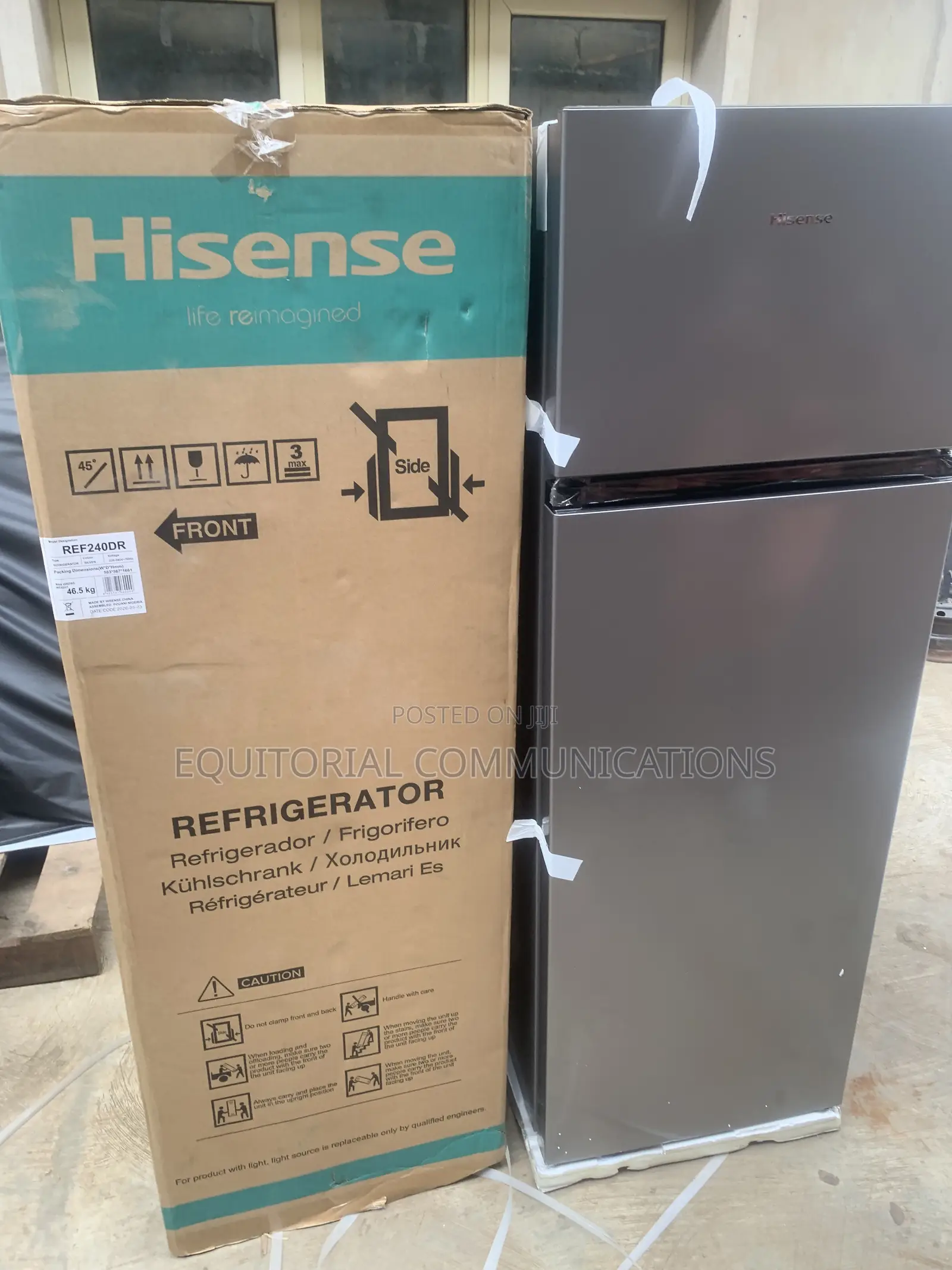 Hisense REF240DR 240L Refrigerator –Sleek Design With Convenient Space