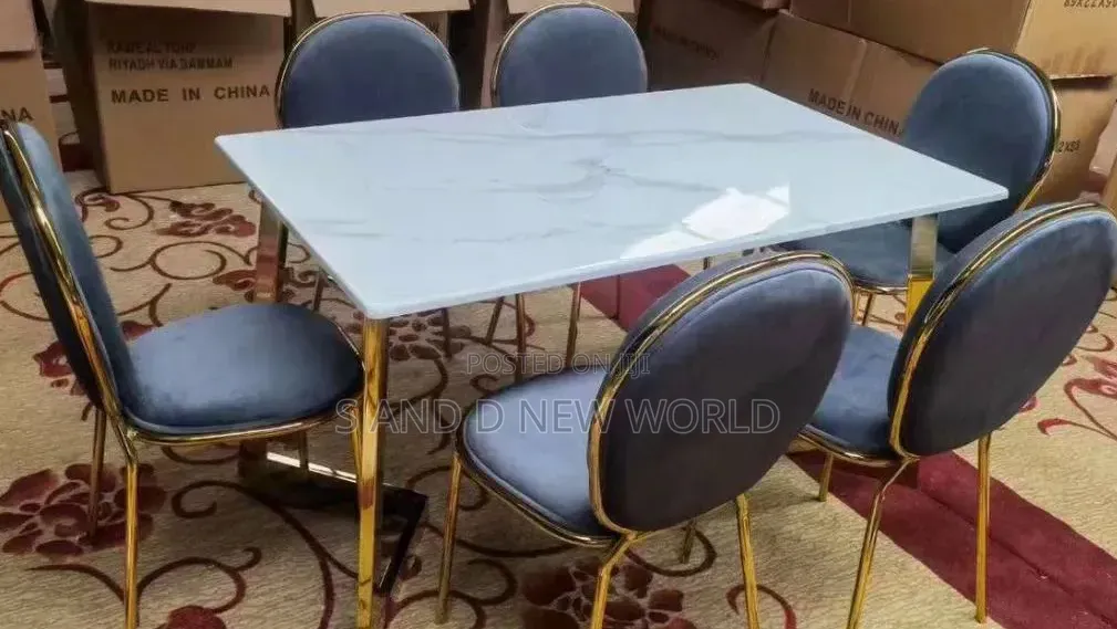 Dining Table With Six Chairs