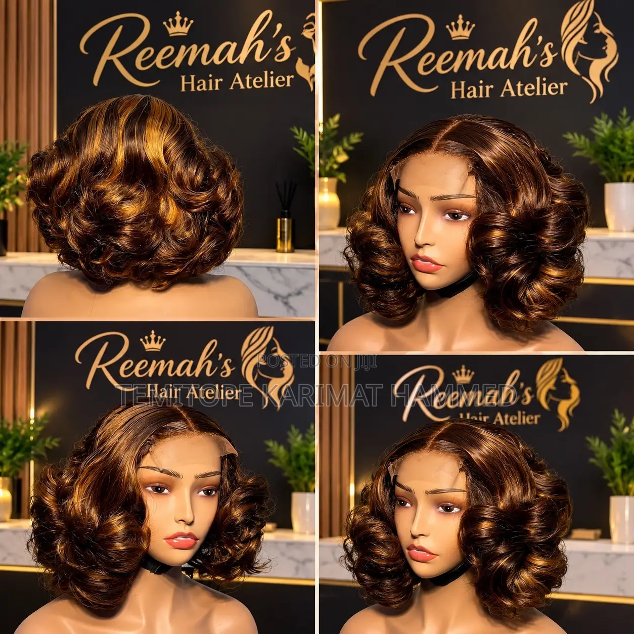 Human Hair Bob Wig 100% Human Hair