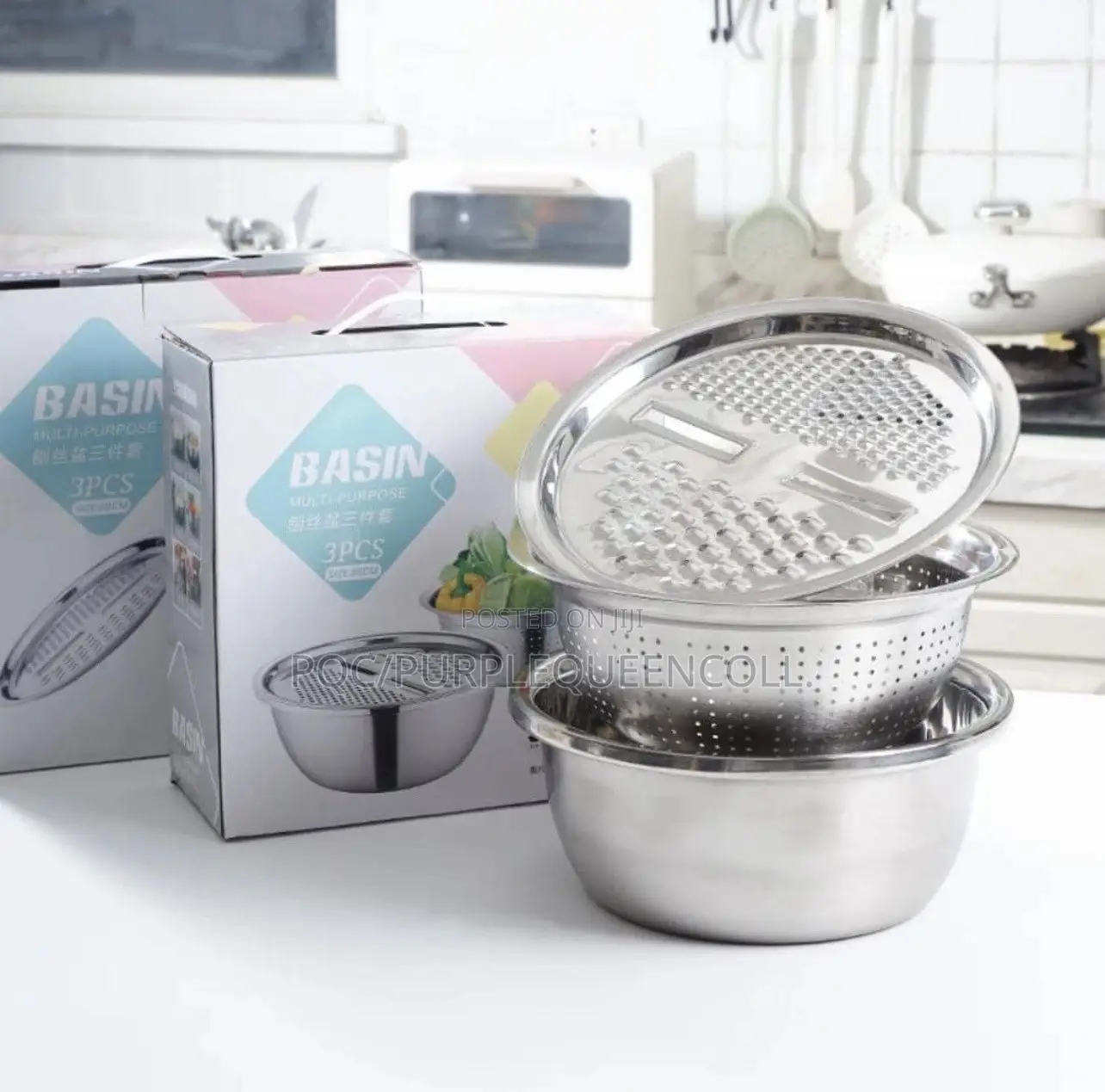 Sieve Grater Basket 3 in 1