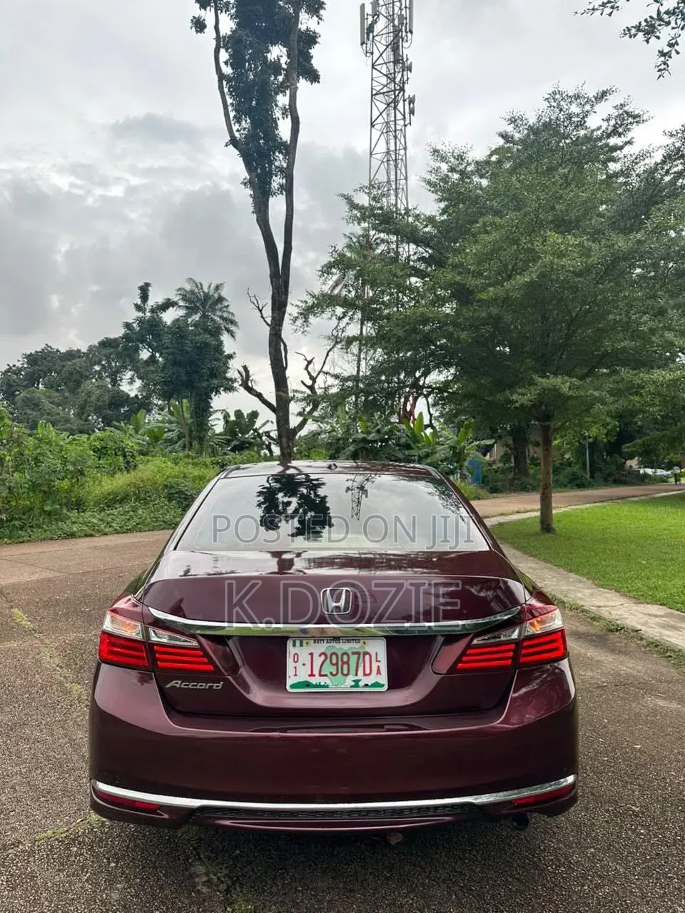 Honda Accord EX-L 4dr Sedan w/Navigation (2.4L 4cyl CVT) 2014 Burgundy