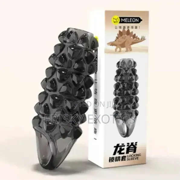 Ribbed Open Balls Penis Sleeves for Men
