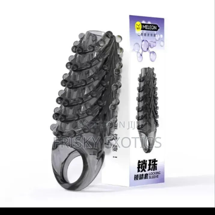 Ribbed Open Balls Penis Sleeves for Men