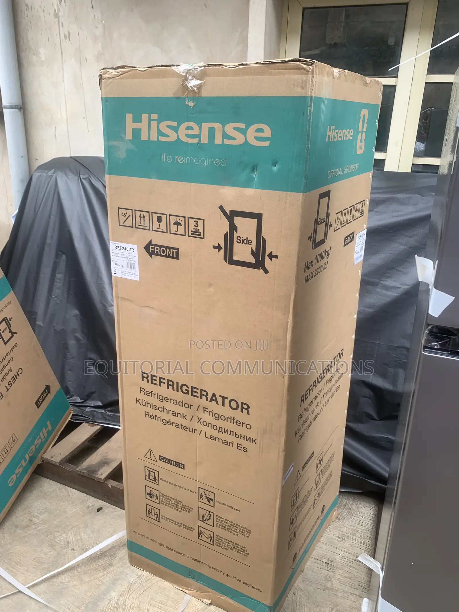 Hisense REF240DR 240L Double Door Fridge –Reliable for Cooling