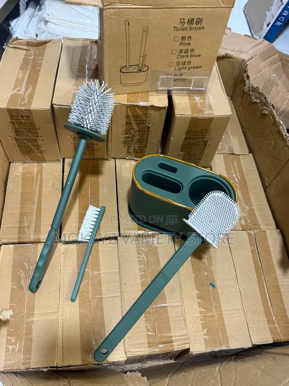 In-1 Wall-Mounted 360° No-Dead-Angle Long-Handle Toilet Brush Set