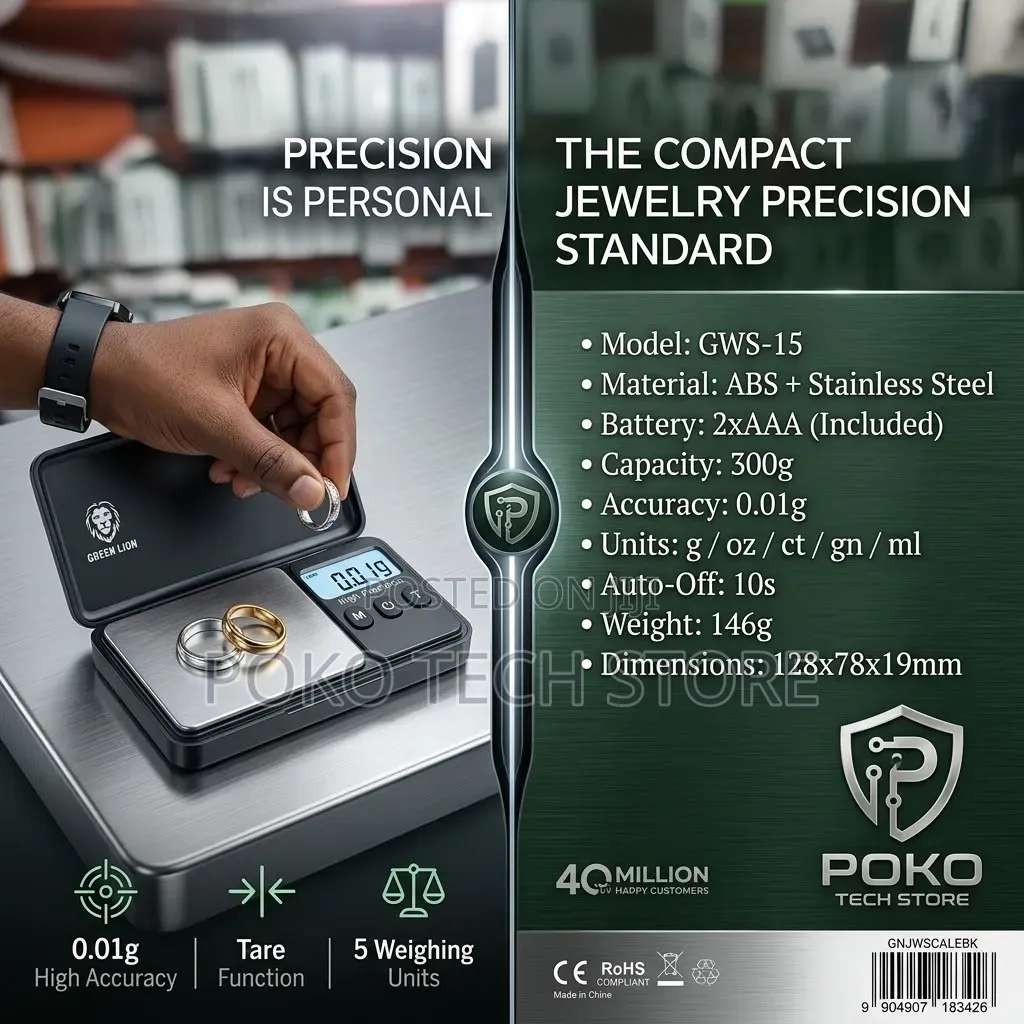Green Lion Jewelry Scale