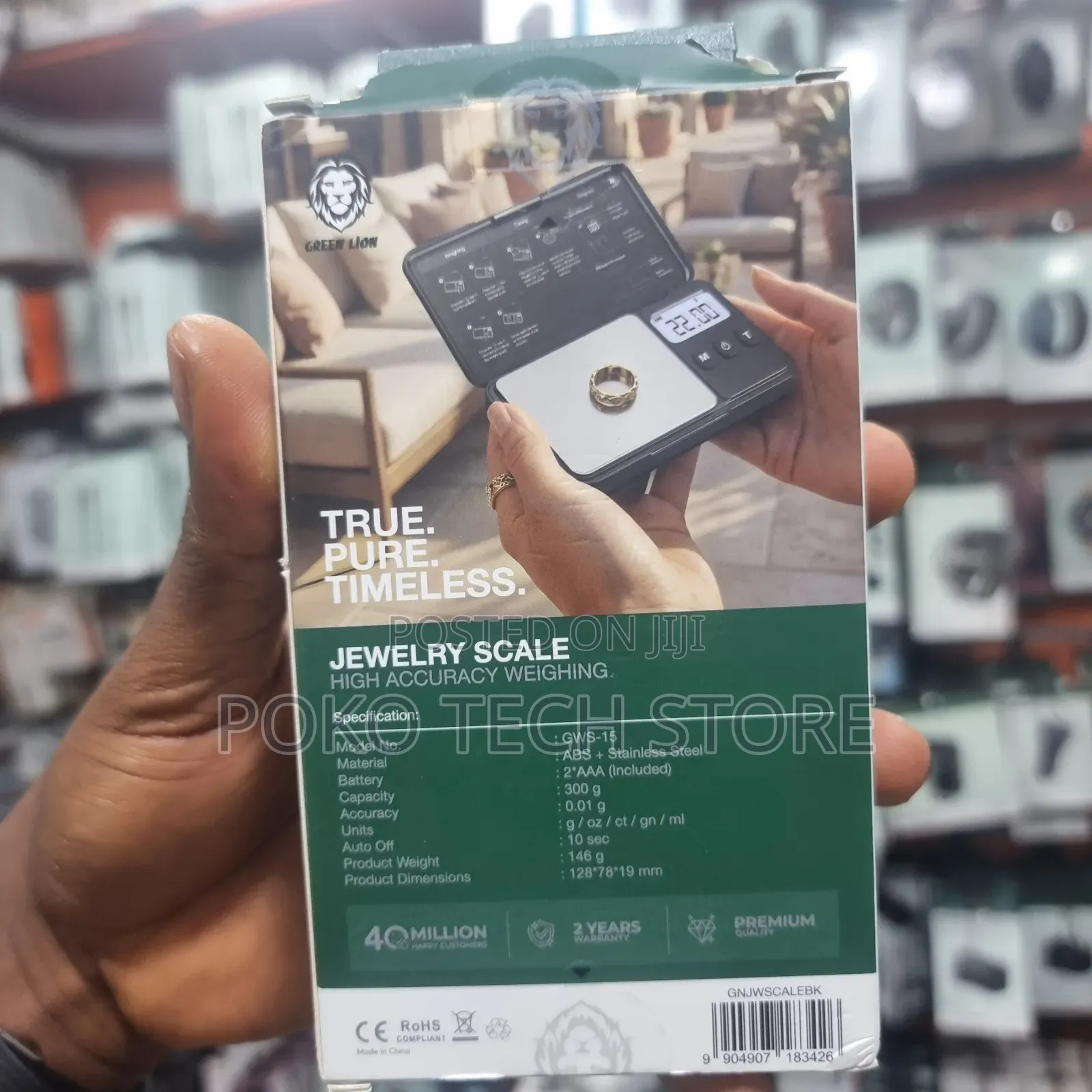 Green Lion Jewelry Scale