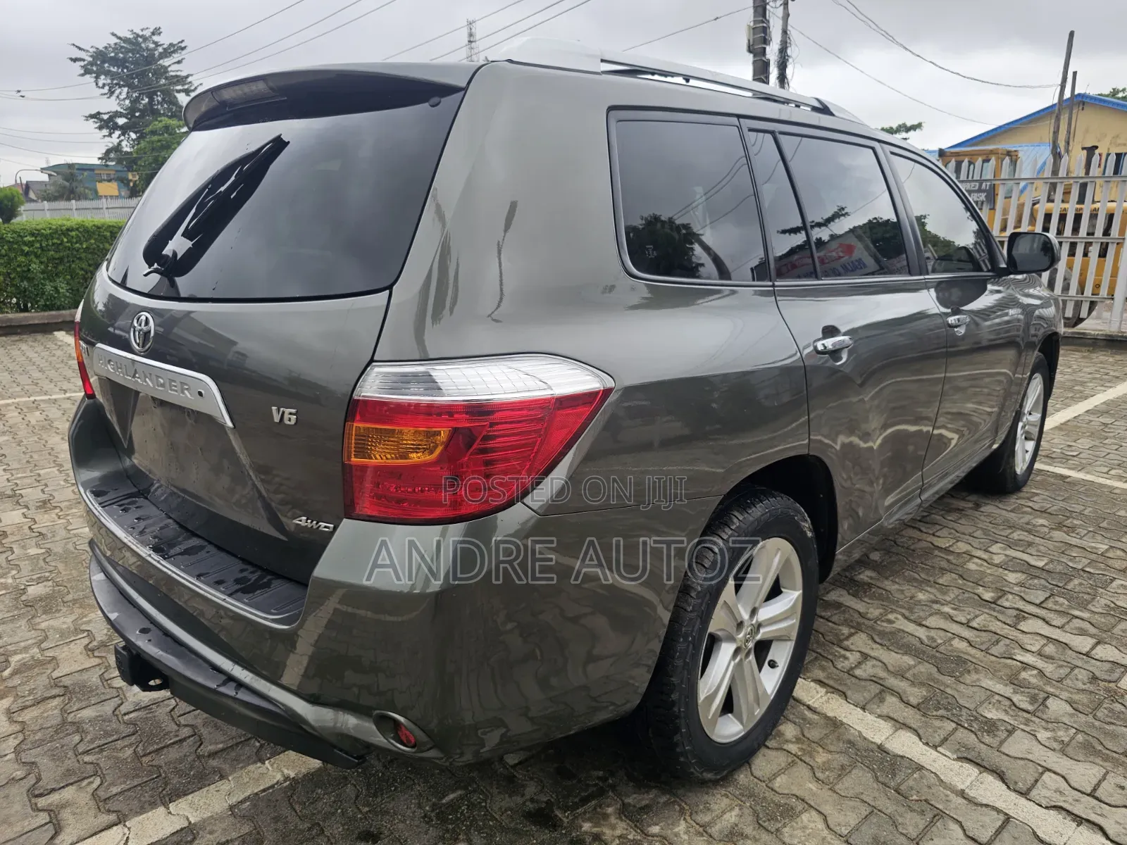 Toyota Highlander Limited 4x4 2009 Green