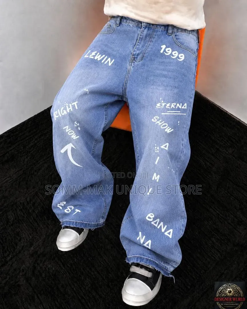 Men Baggy Jean Trousers