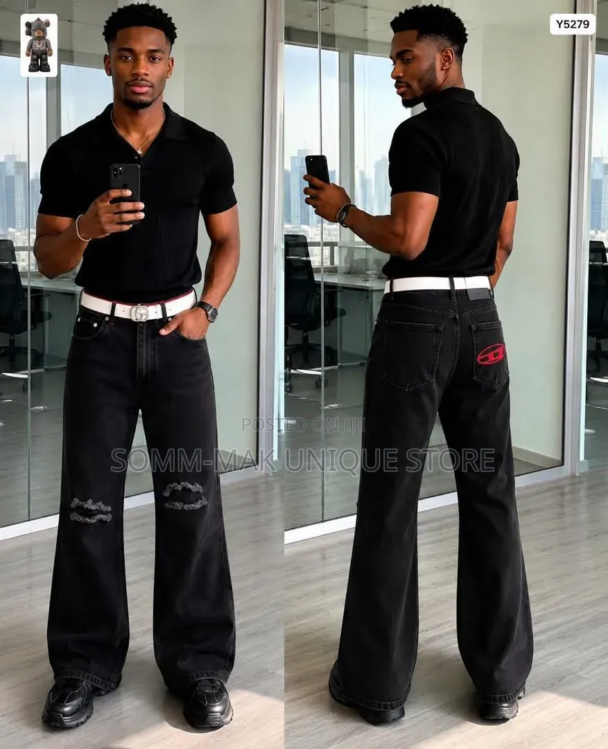 Men Baggy Jean Trousers