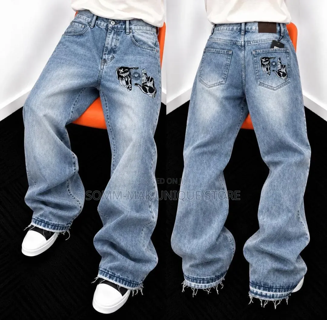 Men Baggy Jean Trousers